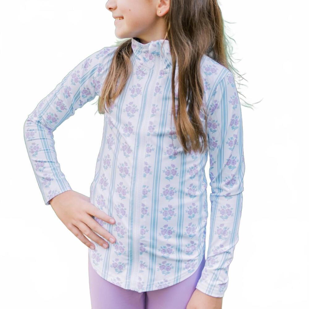 NEW PEACHIE PREP caroline floral set in lilac blossoms